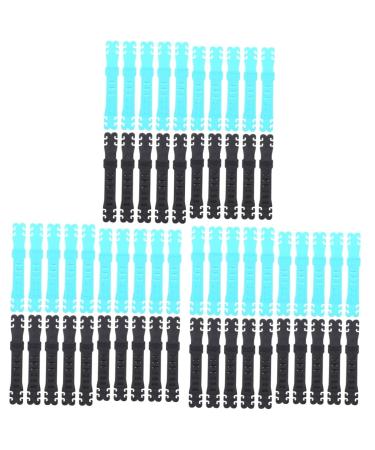 FRCOLOR 60 STK mask to fall down Mask Clip Mask Clip Face mask for children Silicon-lanyard ear mask strap buckle Face masking hooks anti-pouring Extracting accessories sports