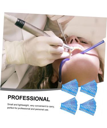 Minkissy 30 Pack Tooth Colored Card - Teeth Whitening Color Bleaching & Dental Care Disposable Mouth Care - Buy Online on GoSupps.com