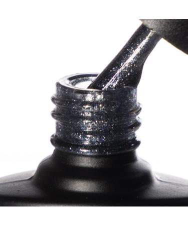 THE EDGE Gel Nail Polish 8ml - The Steel Blue Glitter - UV/LED Manicure/Pedicure for Salon & Home Use Highly Pigmented/Long Lasting/2-Coat Coverage - Buy Online on GoSupps.com