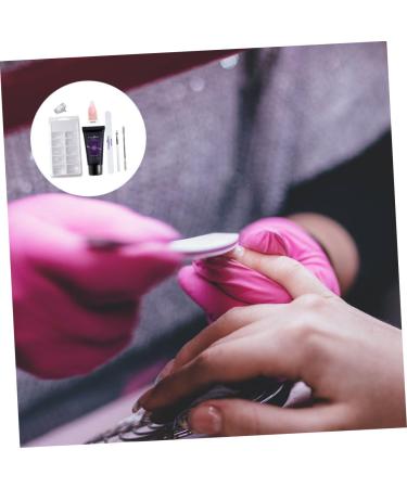 POPETPOP 1Set Set nail extension glue set nail extension gel nail builder gel kit manicure nail art lamp manicure extension gel nail art brush nail polish gel kit lengthen nail tool plastic 16x5cm As Shown - Buy Online on GoSupps.com