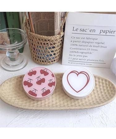 KCHYCV Red Cherry Heart Shaped Contact Lens Case | Cute Portable Eye Care Kit for Women | Glasses Case - White - Buy Online on GoSupps.com