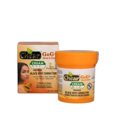 G&C + Papaya Black Spot Corrector 30ml (1 fl oz) - clears marks spots blemishes acne pimples & lightens skin