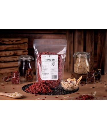 Baies de Goji S ch es 500g 100 % Naturelles Sans Conservateurs Riche en Fibres Prot ines et Antioxydants | Superaliment | KUCHNIA ZDROWIA - Buy Online on GoSupps.com