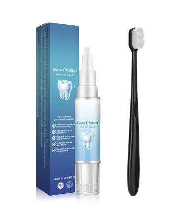 Ninnyi Teeth Whitening Essence Pen Gum Shield Therapy Gel with a Soft Toothbrush Kit