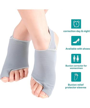 2Pcs Gel Bunion Corrector - Big Toe Protector & Pain Relief Splint for Hallux Valgus - Non-Surgical Solution - Buy Online on GoSupps.com