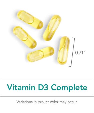 Nutricology Vitamin D3 Complete - 60 Fish Gelatin Capsules for Optimal Health - Buy Online on GoSupps.com