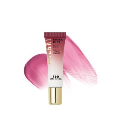 Milani Cheek Kiss Liquid Blush Makeup - Blendable & Buildable Cheek Blush, Lightweight Liquid Blusher and Cheek Color Cheek Kiss Liquid - Berry Smooch - Buy Online on GoSupps.com