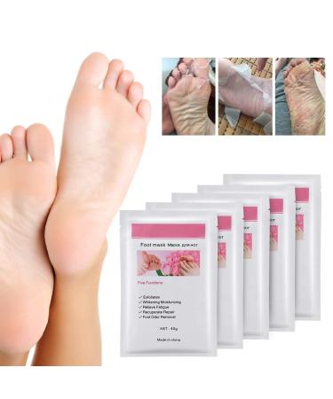 Foot Mask - 5 Piece Peel Off Moisturizing Foot Care Treatment | Revitalize & Hydrate Your Feet - Buy Online on GoSupps.com