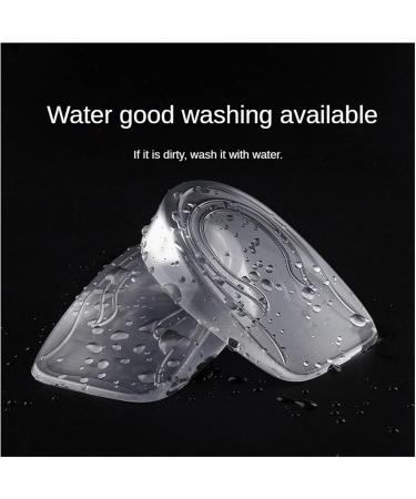 Height Increase Insoles for Men & Women - 3cm 2cm 1cm Silicone Gel Heel Lifting Pads - Invisible Elastic Shoe Cushions - Buy Online on GoSupps.com