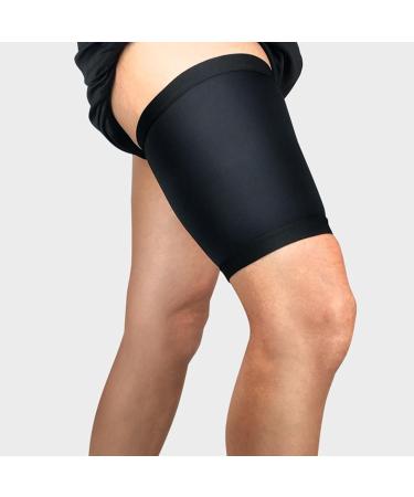RiToEasysports Thigh Compression Sleeve Soft High Elasticity Thigh Brace for Basketball & Soccer (XL) | International Shipping - Buy Online on GoSupps.com