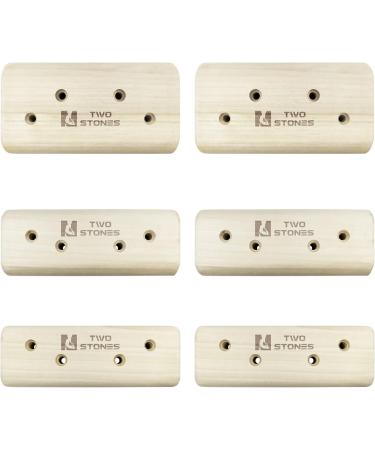 Two Stones Campus Rungs Set for Bouldering Training - Wood Climbing Holds - Buy Online on GoSupps.com