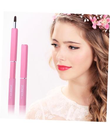 Balacoo Dual Ended Eyebrow Brush & Lipstick Applicator - Portable Retractable Makeup Brush for Travel - Buy Online on GoSupps.com
