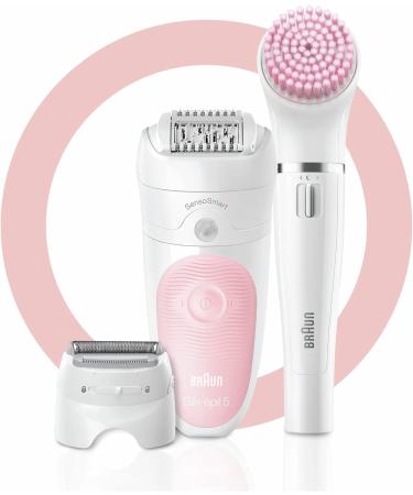 Buy Braun Silk- pil 5 Beauty Set - Epilator for Women Hair Remover with Attachments Peeling & Cleaning Tools | International Shipping Available - Buy Online on GoSupps.com
