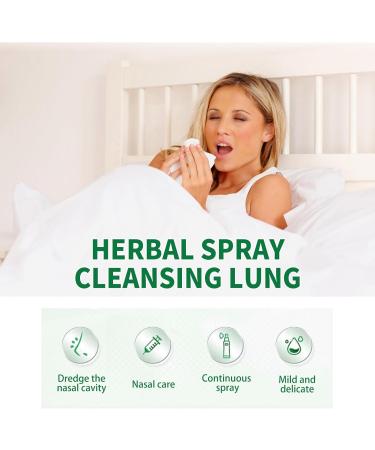 Spray nettoyant et r parateur pour les poumons base de plantes spray naturel pour nettoyer les voies respiratoires lubrifie les fosses nasales s ches convient aux hommes et aux femmes - Buy Online on GoSupps.com
