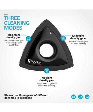 Analan Mini Pet Hair Remover for Car Detailing Supplies  Carpet Dog Hair Remover for Car Interior  Triangle Dog Hair Remover for Auto Detailing  Couch  Furniture  Lint  Carpet Black - Buy Online on GoSupps.com