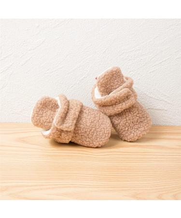 Sonsage Infant Snow Boots - Soft Anti-Skid Sole Ankle Booties for Baby Boys & Girls 6-12 Months - Winter Warm Crib Shoes (Khaki) - Buy Online on GoSupps.com