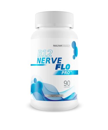 B12 Nerve Flo Pro - Our Best B12 Neuropathy Supplement - Nerve Damage Vitamins - Vitamin B12 Nerve Support Supplement - Magnesium for Muscles And Nerves - Repair Nerve Flow Okinawa Capsaicin Cayenne