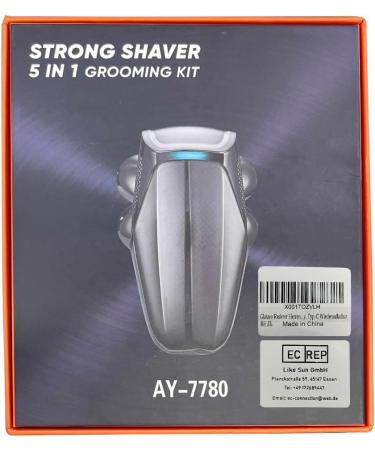 Glatens 5-in-1 Bald Head Shaver for Men - IPX7 Waterproof 0.0mm Precision LED Display Type C Rechargeable - Buy Online on GoSupps.com