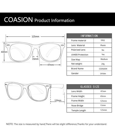 COASION Kids Pink Blue Light Blocking Glasses for Ages 3-9 | Flexible TPEE Rubber Frames | 47mm - Buy Online on GoSupps.com
