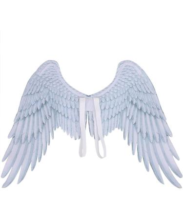 Bnineteenteam Large White Children's Angel Wings - Halloween Cosplay Costume Props for Boys and Girls - Buy Online on GoSupps.com