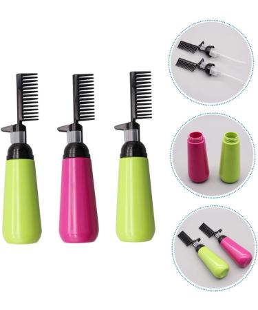 SHERCHPRY 3 pi ces Lot de Flacons Applicateurs pour Coloration Cheveux Bouteille Plastique avec Peigne Int gr pour Application Pr cise et Uniforme Usage Salon ou Domicile Al atoires - Buy Online on GoSupps.com
