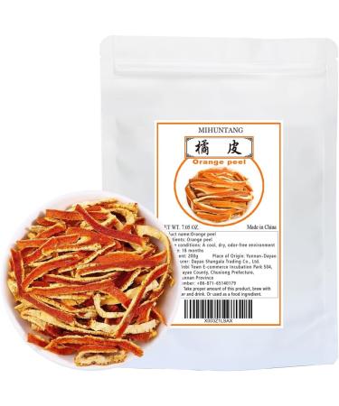 Dried Orange Peel 7.05 oz Dried Oranges Tea Dried Tangerines Orange Peel Strips 200g - Buy Online on GoSupps.com