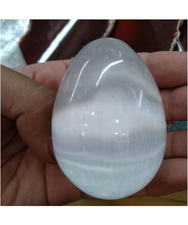 Crystal 1pc Polished Shiny White Selenite Stones Crystal Gemstone Stones - Buy Online on GoSupps.com