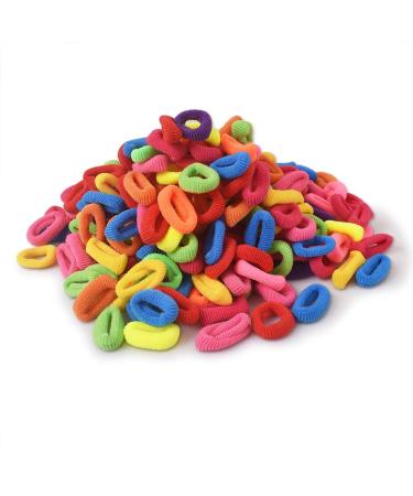 Cozihom 400 pieces of baby hair gum elastic hair bands colorful hair tie for toddlers and toddlers finger size rubber bands for children - Buy Online on GoSupps.com