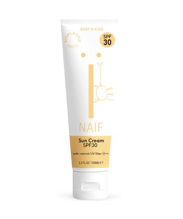 Na f - mineral sunscreen - for baby and child - LSF 30 - free of mineral oils parabens and silicones - also suitable for sensitive skin - free of the 26 most common allergens - 100ml 100 ml (1 Pack) SPSF30