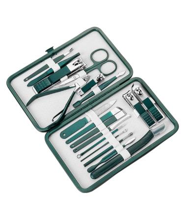 ZSLBMD Nail Clippers Set Nail Clippers Nail Groove Pliers Pedicure Tools Household Nail Tools 15.6*9.5CM Vert