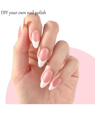White Nail Polish - Pure White Nail Polish - Milky White Nail Varnish - Quick Dry Nail Polish - Long Lasting Nail Varnish Pastel Nail Polish for DIY Nail Art No Need Baking - Buy Online on GoSupps.com