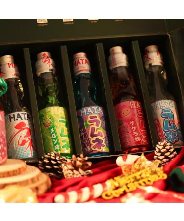 Starry Mart Hatakosen Japanese Ramune Surprise Box (Random 5 Assorted Flavours) - With Gift Packging - Buy Online on GoSupps.com