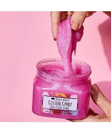 Cotton Candy Shea Sugar Scrub 18 oz (Pack of 2) - Gentle Exfoliation and Hydration - Buy Online on GoSupps.com