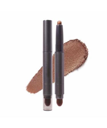 Eye Shadow Sticks Cream Eyeshadow Stick Waterproof Long Lasting Smoky Eye Makeup Eyeshadow Pencil Crayon Frifer 07#bronze