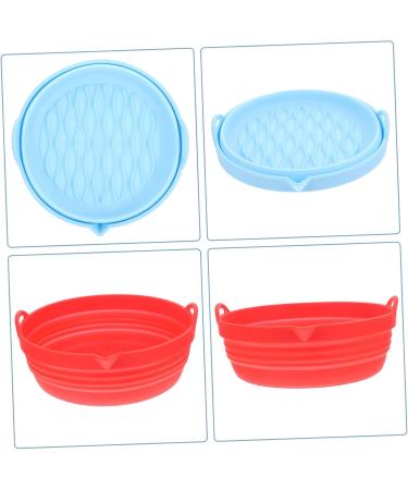 KICHOUSE 2pcs Air Fryer Pan Silicone Loaf Pan Air Fryer Silicone Mats Silicone Air Fryer Liner Accessories - Buy Online on GoSupps.com