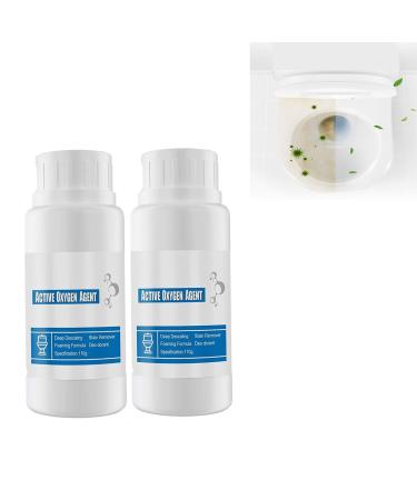 2 Pcs Touch Free Fizzy Foam Toilet Cleaner Splash Toilet Cleaner Foam Powder As Seen on TV for in Toilets Squatting Pans Easy to Help You Solve in Toilet Cleaning