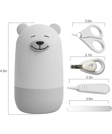 Polar White Baby Nail Clippers Set - Perfect Newborn Infant Nail Kit for New Parents - Buy Online on GoSupps.com