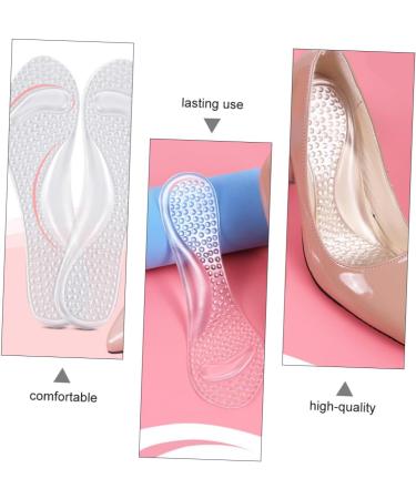 NOLITOY Non-Slip Massage Mat Insoles 6 Pairs Gel Arch Support Cushions for Ladies' Shoes | Ultimate Foot Care & Comfort Inserts - Buy Online on GoSupps.com