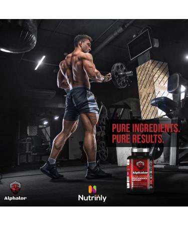 Nutrinly Alphalor Performance Support | High Strength Tribulus Terrestris & Ashwagandha Formula | Made in The U.K - Buy Online on GoSupps.com