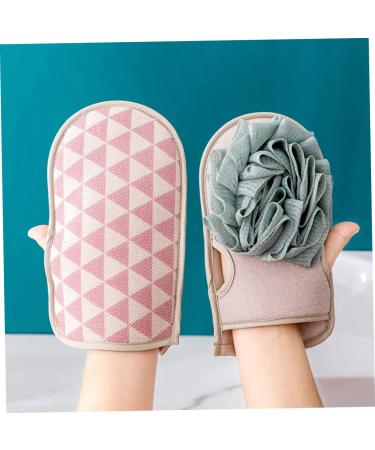 Angoily 3pcs Mud Scrubbing Gloves & Bath Tools | Exfoliating Scrubbers Loofahs & Sponges for Body & Face - International Shipping Available - Buy Online on GoSupps.com