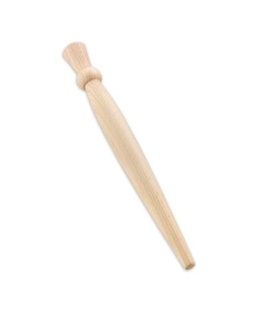 Porridge Spurtle Scottish Spurtle Porridge Stirrer - Wooden Spurtle Thistle Smooth Beechwood Stick - 29 cm Long