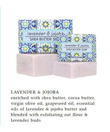 Shop Lavender & Jojoba Shea Butter Soap - Set of 12 Bars 2 Ounces Each | International Shipping Available - Buy Online on GoSupps.com
