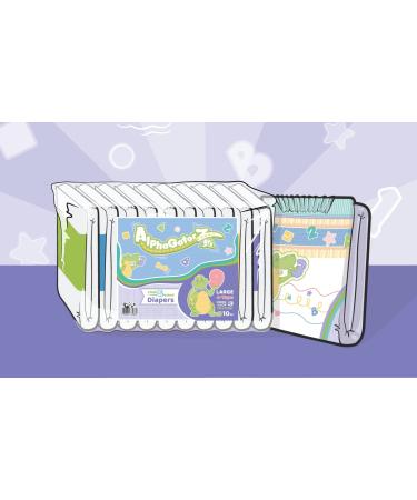ABUniverse AlphaGatorZ Diapers Size XL XL (10 Pack)