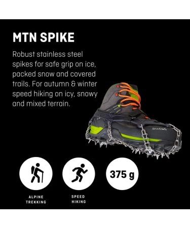 Buy Salewa PUEZ MTN Spike Crampon XL - Black Night | Durable & Lightweight Crampons for International Shipping - Buy Online on GoSupps.com