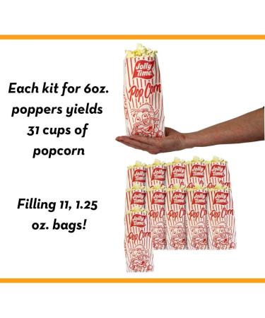JOLLY TIME All-in-One Popcorn Kit - 24 Pack 6oz Kettle | Movie Theater & Air Popper Ready - Buy Online on GoSupps.com
