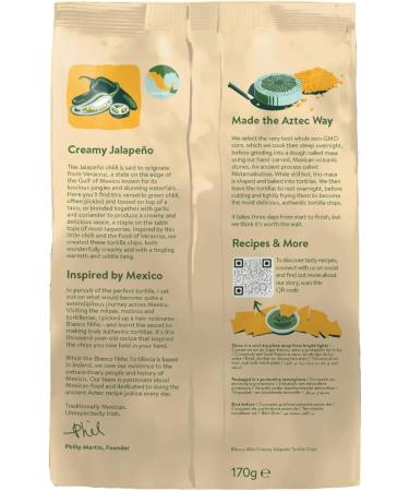 Blanco Ni o - Traditional Tortilla Chips - Creamy Jalape o - 8 x 170g - Buy Online on GoSupps.com