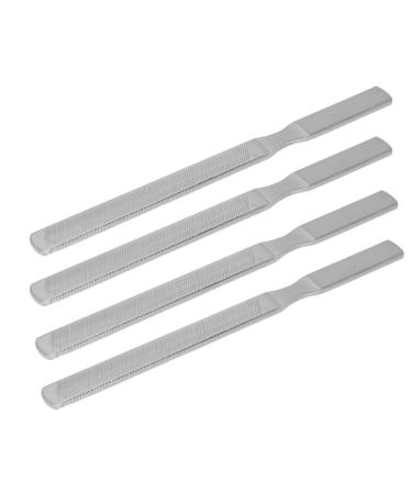 Stainless Steel Nail File 4 Sided Design Portable and Convenient Ideal for All Nail Types Ensures Safe and Gentle Filing with Fine Grit Surface Made from Durable Stainless