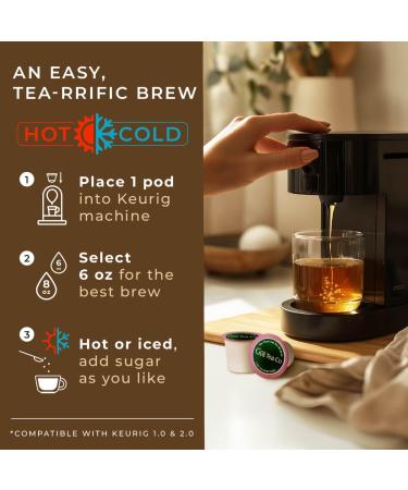 Gya Tea Co Oolong & Green Tea K Cups for Keurig - Vitamin Rich Smooth Tea Pods for a Refreshing Start - Buy Online on GoSupps.com