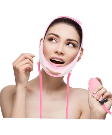 Healeved 1pc Inflatable Strap Facial Slimming Band Convenient Strap Facial Beauty Supply Girl Strap Thin Strap Beauty Bandage 60x28cm Pink - Buy Online on GoSupps.com