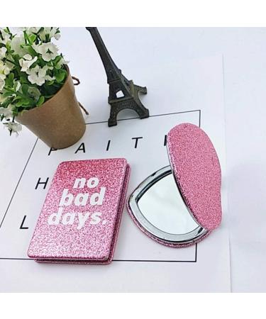 1pc Pu Folding Double-sided Mirror Pocket Mirror for Girl Small Make up Mirror Daily Vanity Mirror Double Side Mirror Girls Purses Makeup Mirror Travel Folding Mirror Simple Metal - Buy Online on GoSupps.com